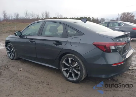 2025 Honda Civic Hybrid Sport/Sport Touring from USA, damaged, VIN 2HGFE4F80SH318264